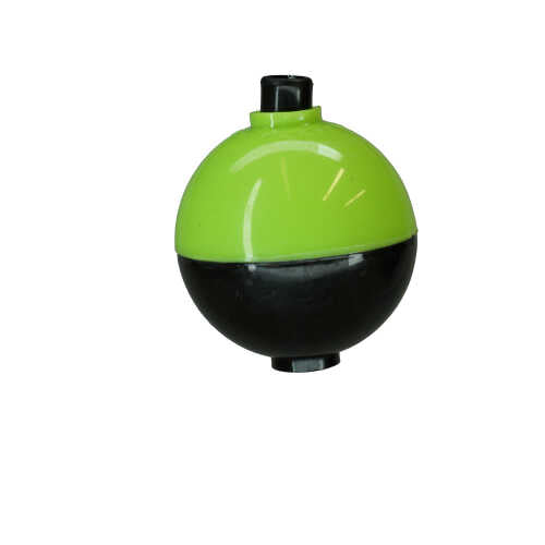 Green and Black Plastic Bobber Round