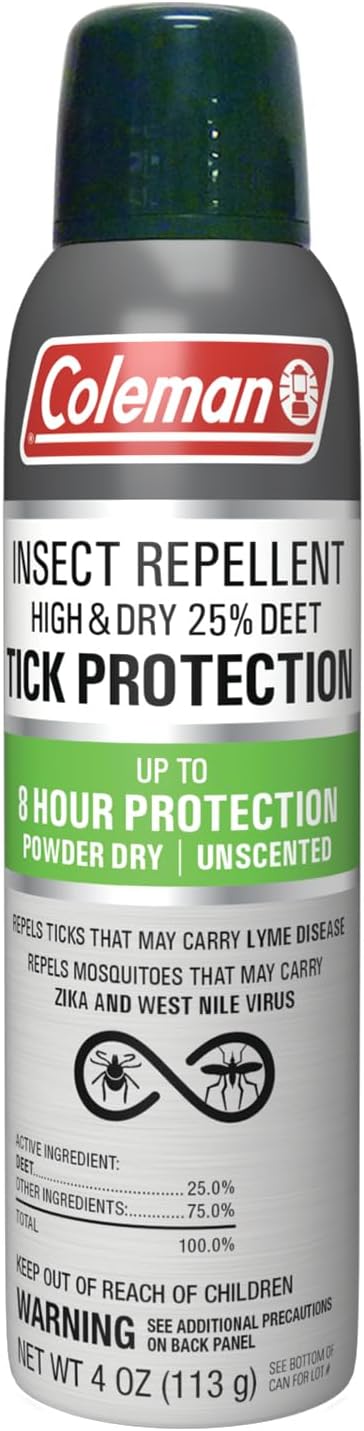 Coleman Tick High & Dry 25% Deet