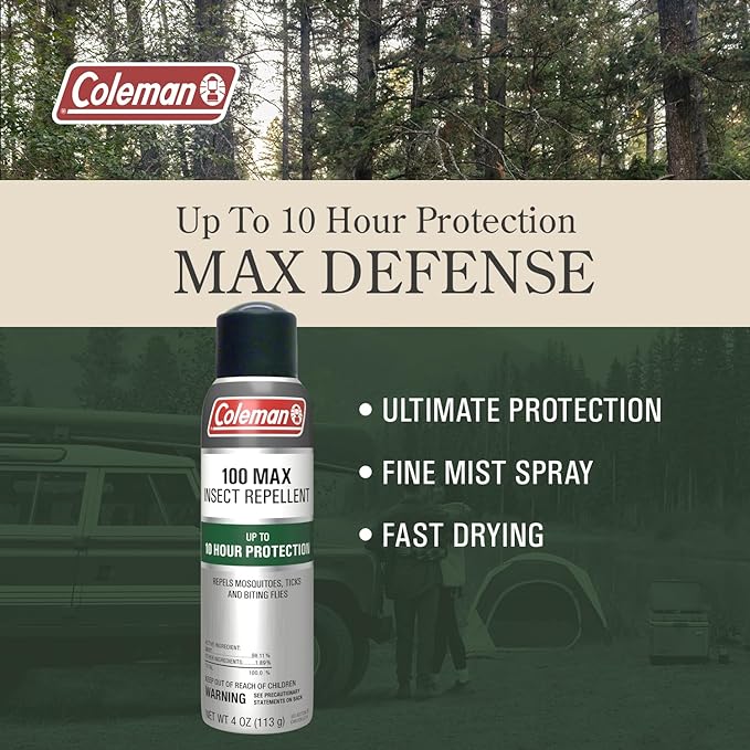 Coleman 100 MAX DEET 4oz