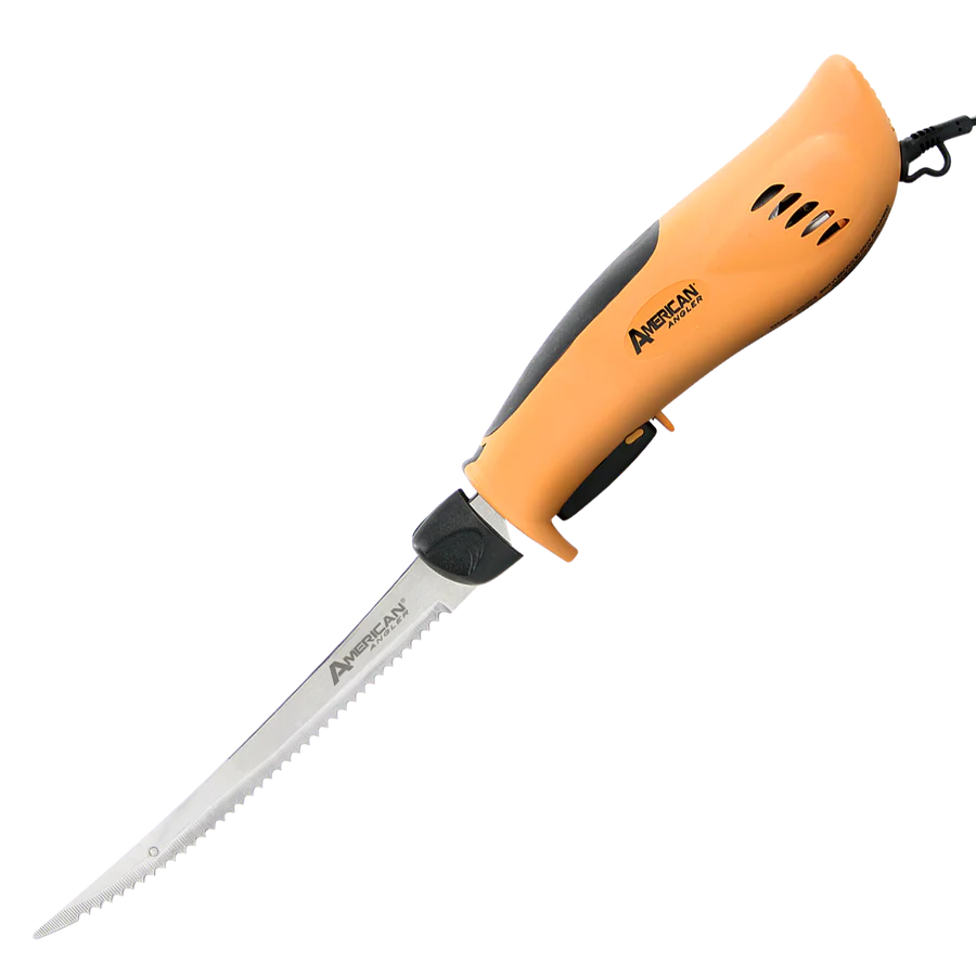 American Angler PRO Stainless Steel Electric Fillet Knife With 8” Freshwater Blade