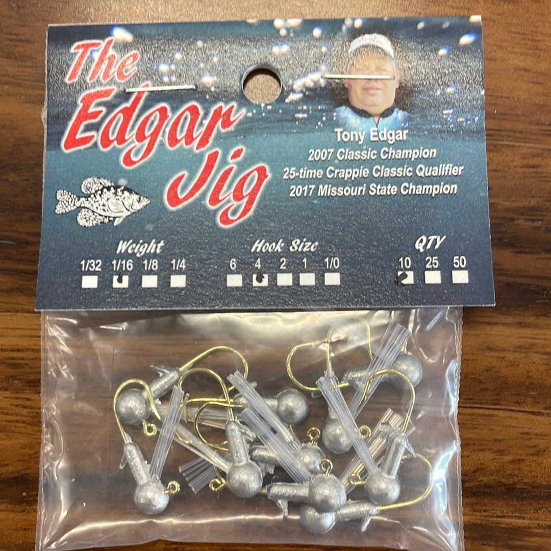 1/16 #4 gold weedless 10 pk