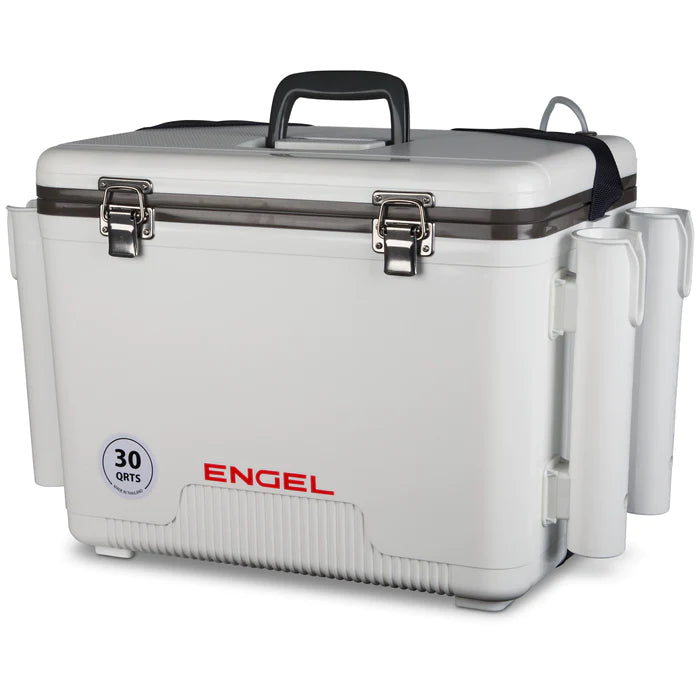 Original 30 Quart Live Bait Drybox/Cooler with Rod Holders