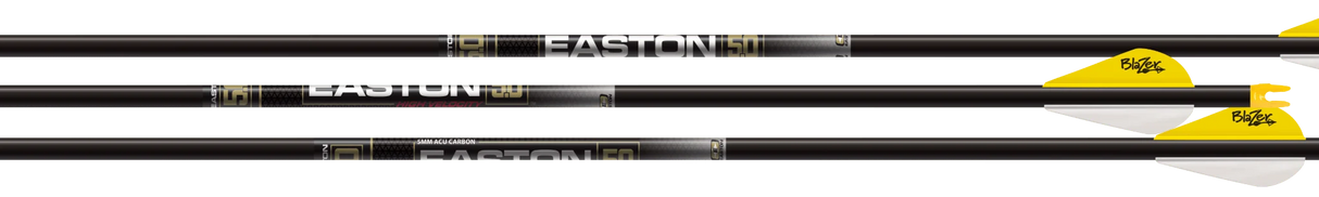 Easton 5.0 5mm Half Dozen Fletched