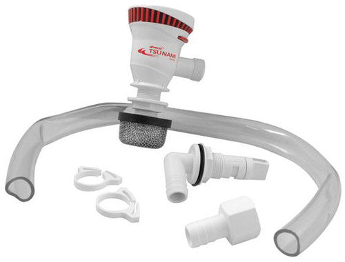 Attwood 4253-7 Tsunami T-500 Livewell Recirq Livewell Aerator Kit DISC