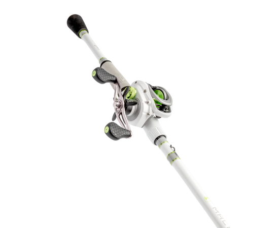 MACH 1 7'2" Medium Heavy/Fast Left Hand Baitcast Combo