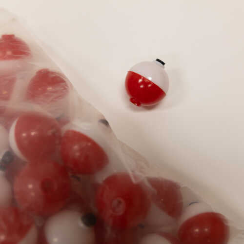 Red and White Plastic Bobber