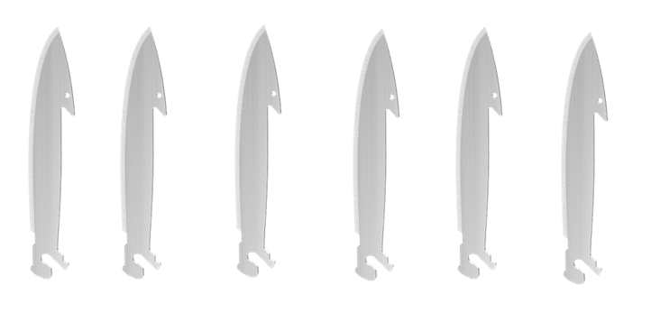 Muddy Swap Knife Blades 6pk