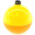 2" Plastic Round Fluorescent Orange & Yellow Cork Bobber