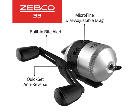 Zebco 33 Micro Spincast Reel