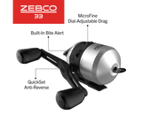 Zebco 33 Micro Spincast Reel