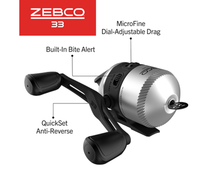 Zebco 33 Micro Spincast Reel