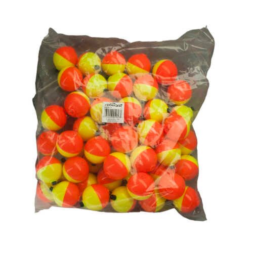 Flourescent Orange and Yellow Bobbers