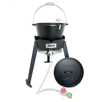 Bayou Classic 8-Quart Cast Iron Fish Cooker Kit