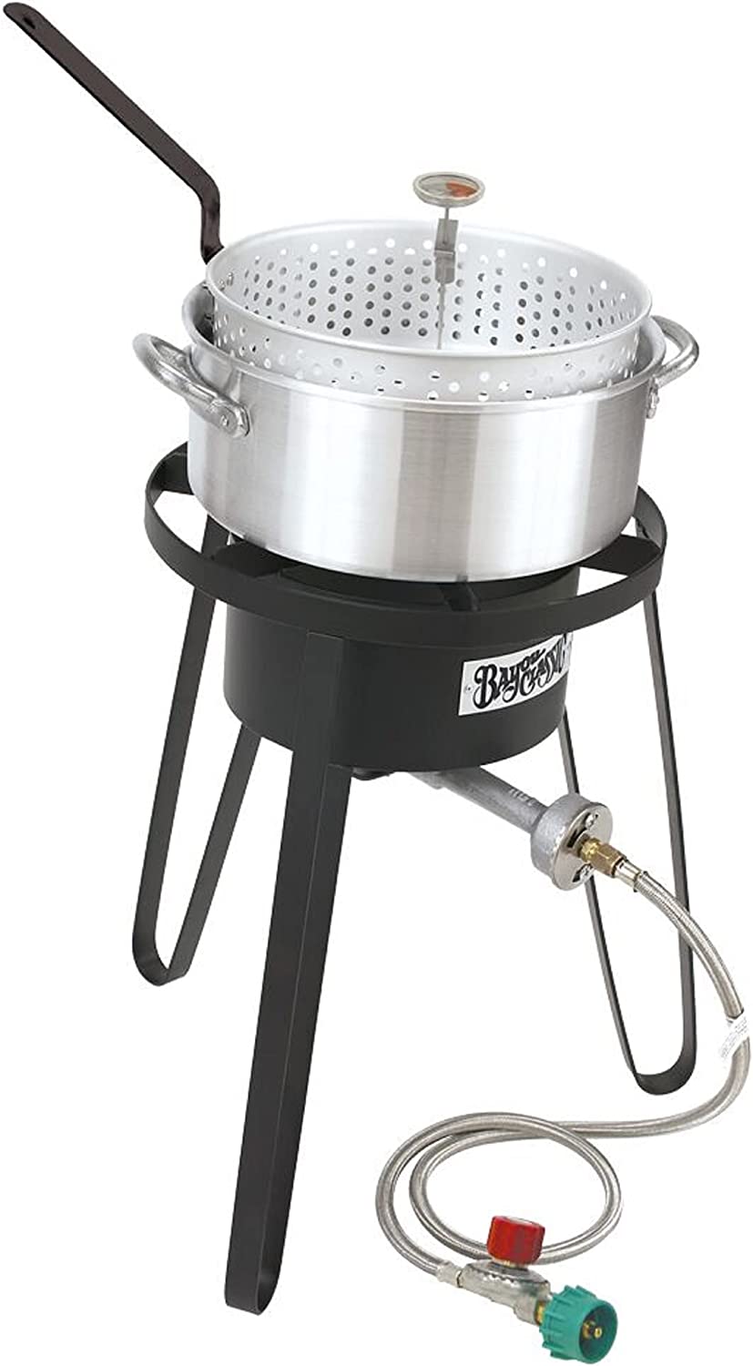 Bayou Classic 10 Quart Sportsman's Choice Fish Cooker Kit