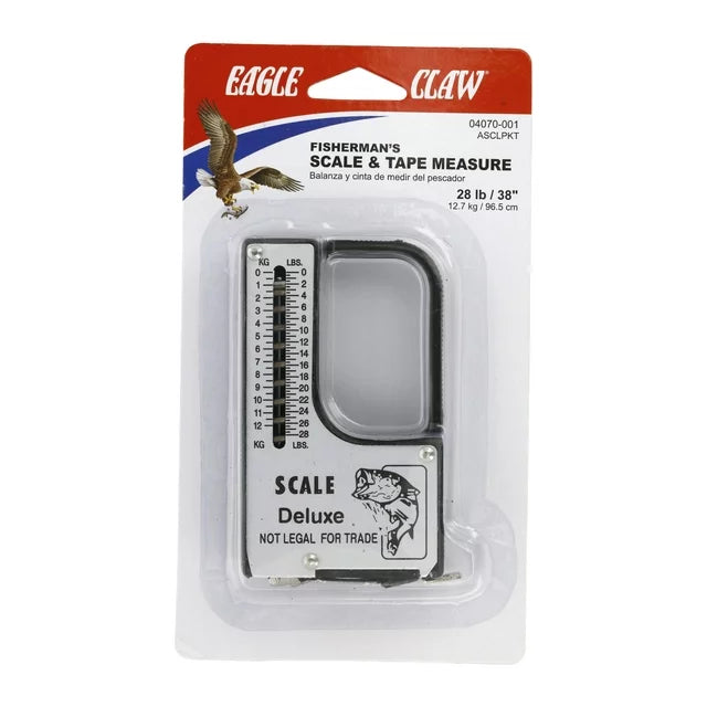 Eagle Claw 28 lb Pocket Scale-38" Tape