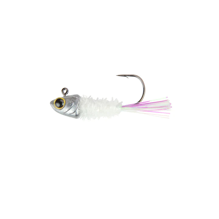 6th Sense Spangle Tinsel Jig 132 Ghost Ice Minnow