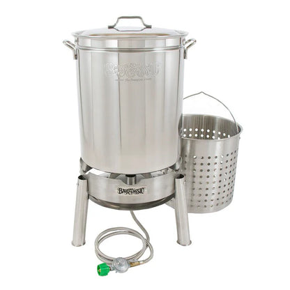 Bayou Classic 62-Quart Stainless Steam/Boil Cooker Kit