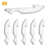 3.0" CAPING BLADES | 6-PACK 300 BLADE CODE | STAINLESS | 6 PACK