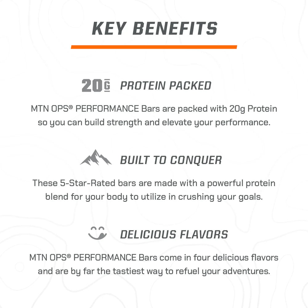 MTN OPS Performance Protein Bar