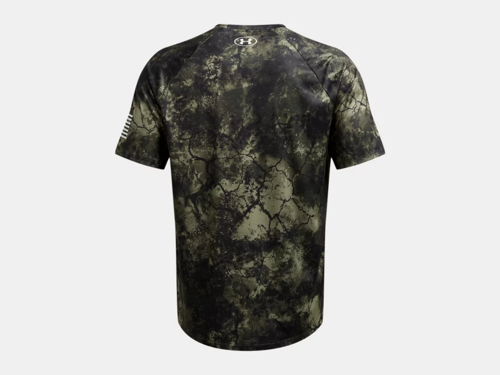 Men's UA Tech™ Freedom Camo Short Sleeve