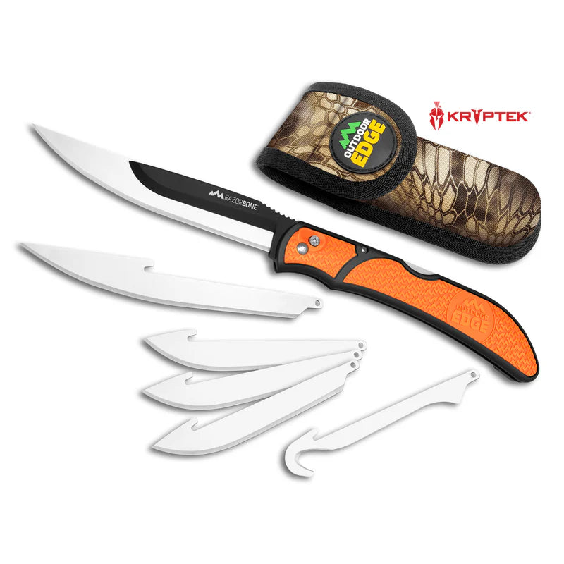 RazorBone® 5.0" FOLDING REPLACEABLE BLADE HUNTING KNIFE