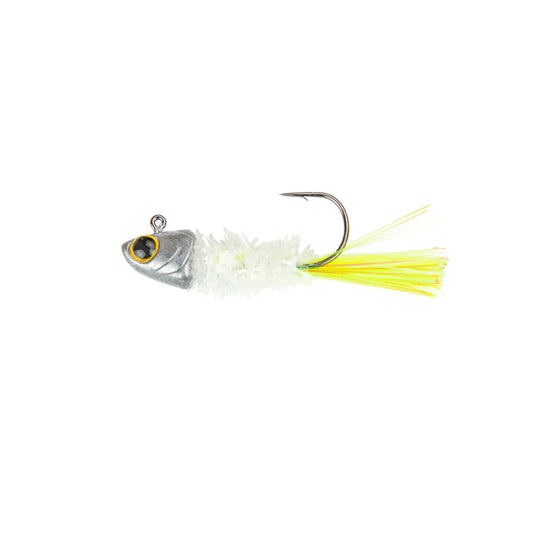 6th Sense Spangle Tinsel Jig 132 Shad Treuse