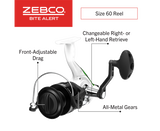 Bite Alert 808 7' Medium Heavy Spinning Combo