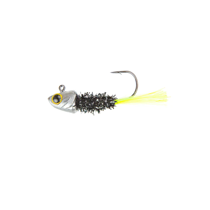 6th Sense Spangle Tinsel Jig 132 Black Neon