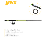 Crappie Thunder 4'6" 2PC Spinning Rod Combo
