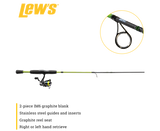 Crappie Thunder 4'6" 2PC Spinning Rod Combo