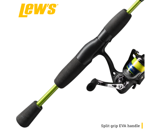 Crappie Thunder 4'6" 2PC Spinning Rod Combo