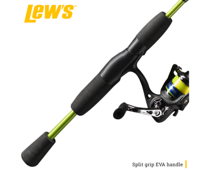 Crappie Thunder 4'6" 2PC Spinning Rod Combo