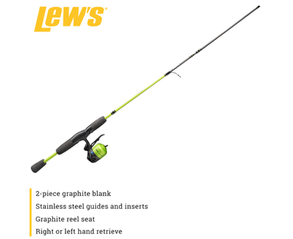 Crappie Thunder Underspin 4'6" Rod 2pc Combo