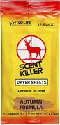 Wildlife Research Scent Killer® Autumn Formula® Dryer Sheets