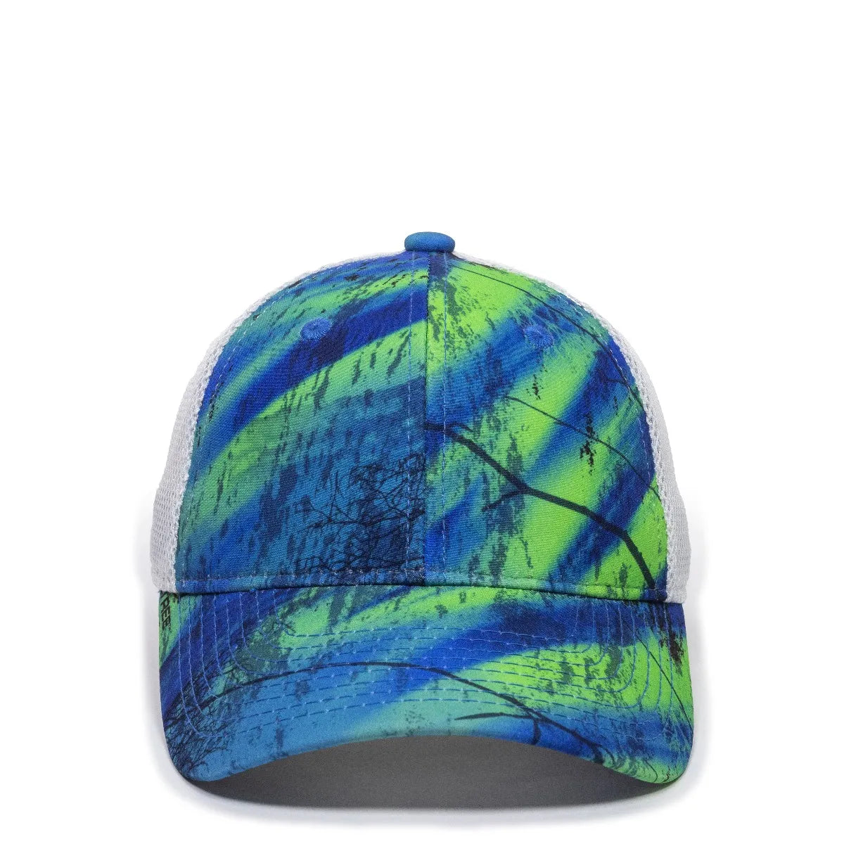 Realtree Blue Splash White Back Cap