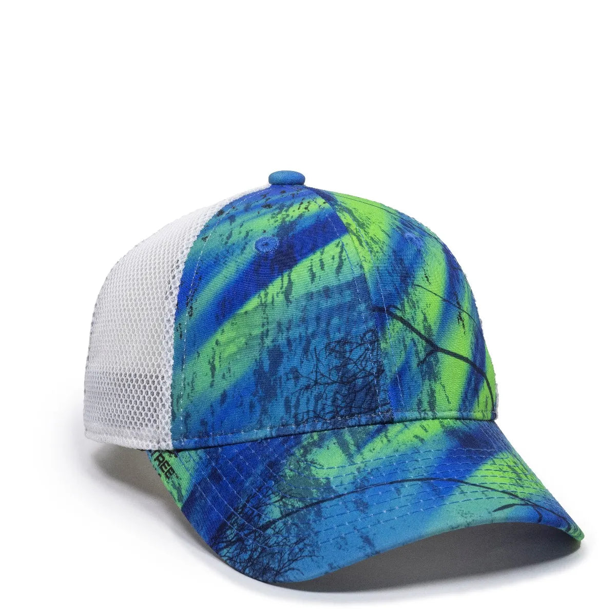 Realtree Blue Splash White Back Cap