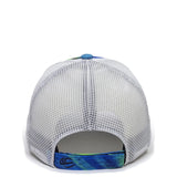 Realtree Blue Splash White Back Cap