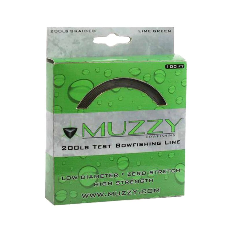 Muzzy Lime Green Braided Bowfishing Line