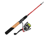 Ready Tackle Crappie 6'6" 2pc Ultra Light Spinning Combo with Mr. Crappie Tackle