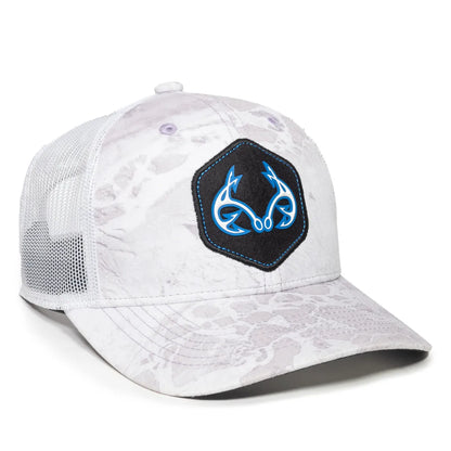 Realtree Fishing Mesh Hat White Camo