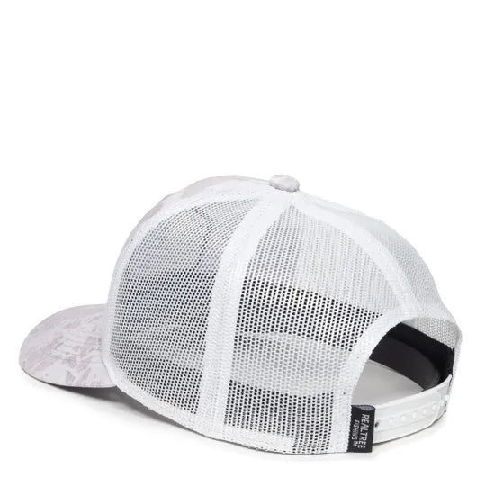 Realtree Fishing Mesh Hat White Camo