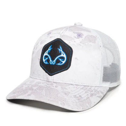 Realtree Fishing Mesh Hat White Camo