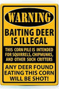 Baiting Deer Sign